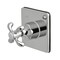 Kingston Brass KS3041TX Single-Handle Three-Way Diverter Valve with Trim Kit, Polished Chrome KS3041TX - alternate 1